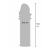 TOYJOY Power Stud Sleeve Transparent TPE Anatomical Extension Cover