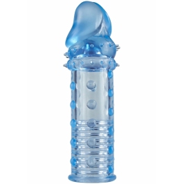 TOYJOY Power Stud Sleeve Transparent TPE Anatomical Extension Cover