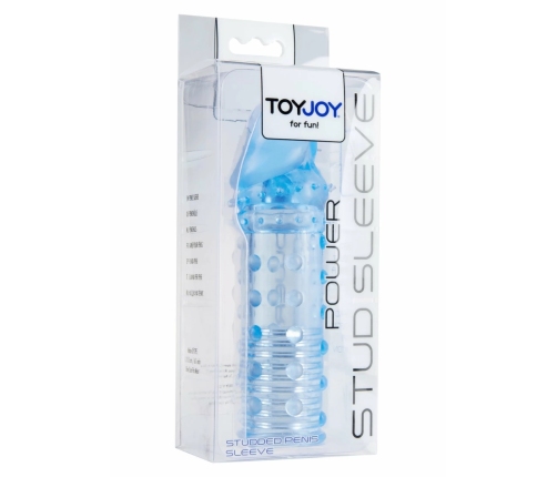 TOYJOY Power Stud Sleeve Transparent TPE Anatomical Extension Cover