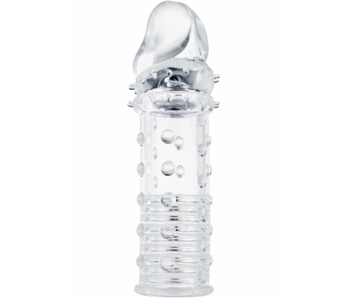 TOYJOY Power Stud Sleeve Transparent TPE Intimate Extension Cover