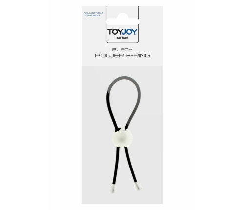 TOYJOY Power X Ring Adjustable Intimate Support PVC Black