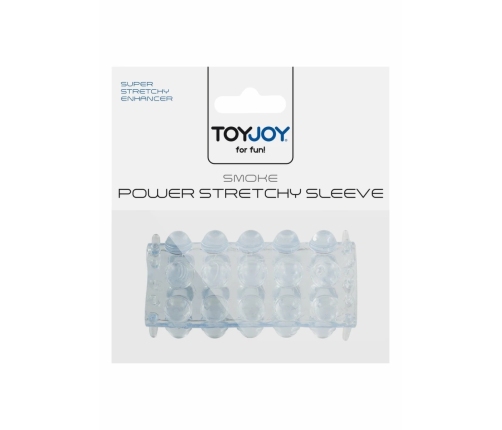 TOYJOY Power Stretchy Sleeve Transparent TPE Flexible System