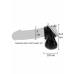 Manpower by TOYJOY Triple Pipe C-Ring Black TPR Support System 3cm/3.5cm