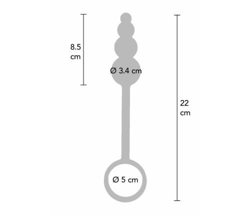 Manpower by TOYJOY Anal Plug & Performance Ring Silicone Black