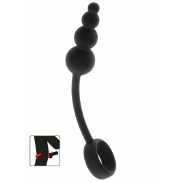 Manpower by TOYJOY Anal Plug & Performance Ring Silicone Black