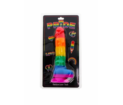 TOYJOY Rainbow Lover 18 cm Silicone Model - Multicolor Pride Edition
