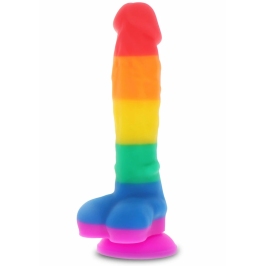 TOYJOY Rainbow Lover 18 cm Silicone Model - Multicolor Pride Edition