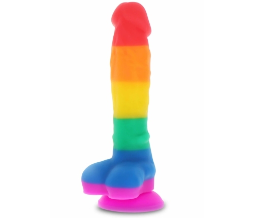 TOYJOY Rainbow Lover 18 cm Silicone Model - Multicolor Pride Edition