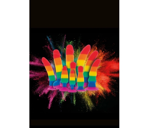 TOYJOY Rainbow Lover 18 cm Silicone Model - Multicolor Pride Edition