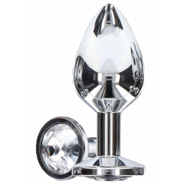 TOYJOY Starlight Booty Jewel Large Aluminum Plug with Gem Accent