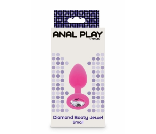 TOYJOY Diamond Booty Jewel Small - Silicone Plug with Gem Accent