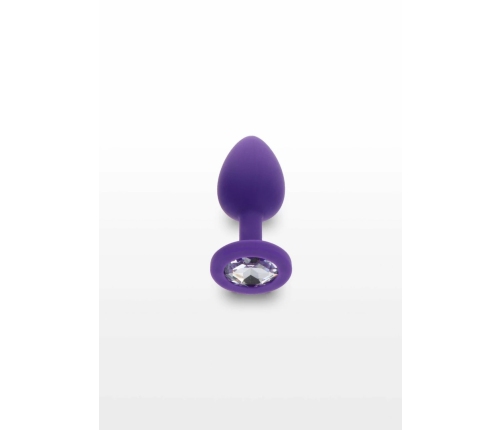 TOYJOY Diamond Booty Jewel Small Silicone Plug with Gemstone Accent