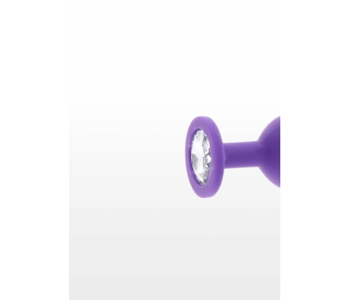 TOYJOY Diamond Booty Jewel Medium Silicone Plug with Gemstone Accent