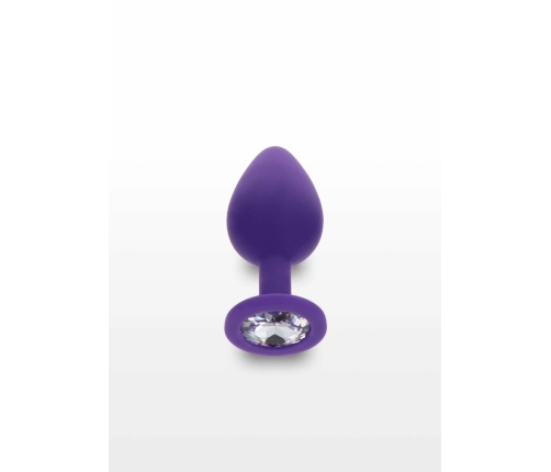 TOYJOY Diamond Booty Jewel Medium Silicone Plug with Gemstone Accent