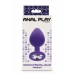 TOYJOY Diamond Booty Jewel Medium Silicone Plug with Gemstone Accent