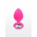 TOYJOY Diamond Booty Jewel Large Silicone Plug with Gemstone Accent