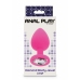 TOYJOY Diamond Booty Jewel Large Silicone Plug with Gemstone Accent