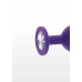 TOYJOY Diamond Booty Jewel Large Silicone Plug with Gemstone Accent