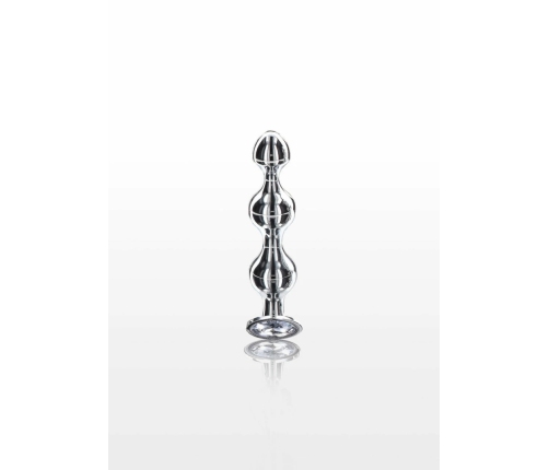 TOYJOY Diamond Star Beads Small Aluminium Plug with Silver Jewel