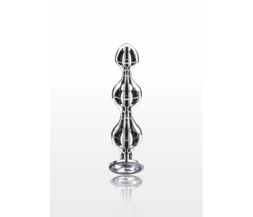 TOYJOY Diamond Star Beads Medium Aluminium Plug with Silver Jewel