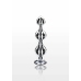 TOYJOY Diamond Star Beads Medium Aluminium Plug with Silver Jewel