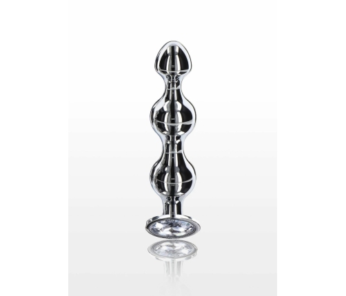 TOYJOY Diamond Star Beads Large Aluminium Plug with Silver Jewel