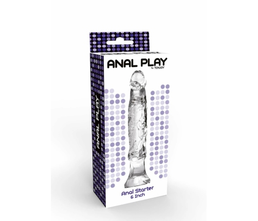 TOYJOY Anal Starter 16 cm Flexible Silicone Model for Beginners Black