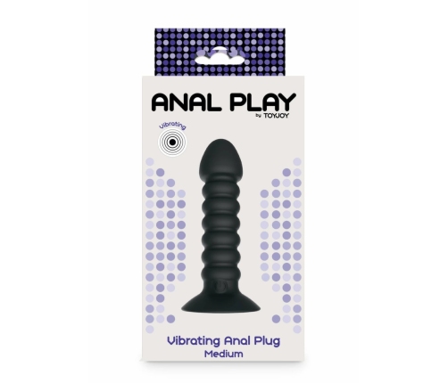 ToyJoy Vibrating Anal Plug Medium Silicone 11cm - Multispeed System