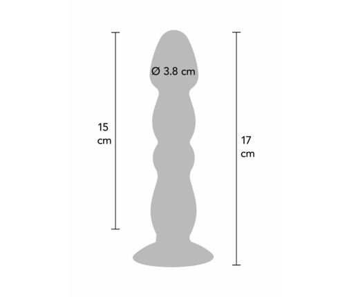 ToyJoy Vibrating Anal Plug Large 17cm - Silicone, Multispeed, Rechargeable
