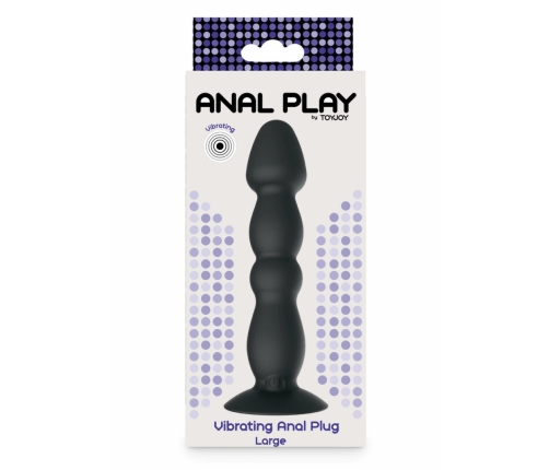 ToyJoy Vibrating Anal Plug Large 17cm - Silicone, Multispeed, Rechargeable