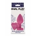 ToyJoy Booty Sweethearts Silicone Plug Heart Base Let's F*ck Black