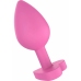 ToyJoy Booty Sweethearts Silicone Plug Heart Base Let's F*ck Black