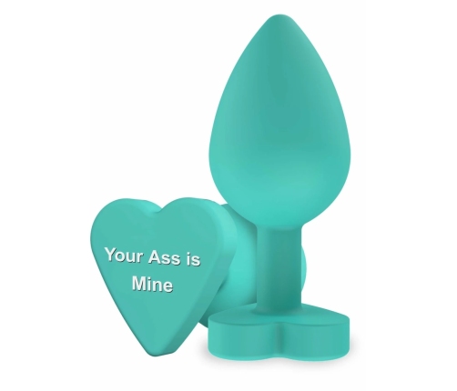ToyJoy Booty Sweethearts Silicone Plug Heart Base Black Medium