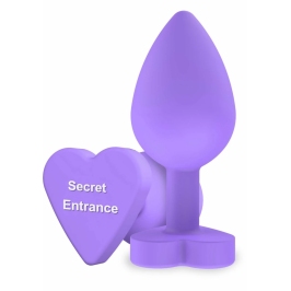 ToyJoy Booty Sweethearts Secret Entrance Silicone Plug Pink