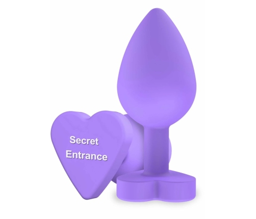 ToyJoy Booty Sweethearts Secret Entrance Silicone Plug Pink