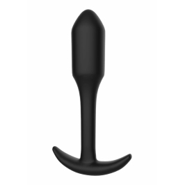 ToyJoy Smooth Plug Medium Silicone Anal Model 10.9cm Black