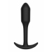 ToyJoy Smooth Plug Medium Silicone Anal Model 10.9cm Black
