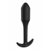 ToyJoy Smooth Plug Medium Silicone Anal Model 10.9cm Black