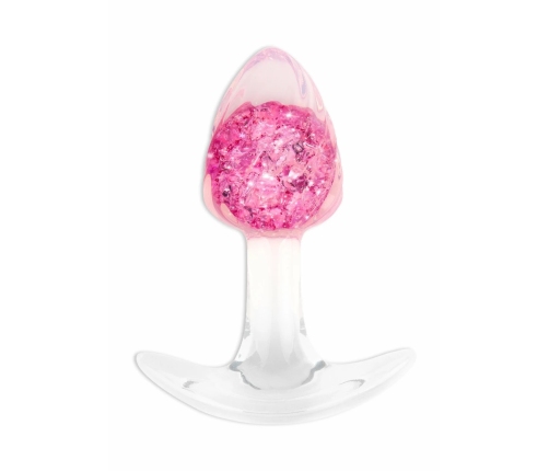 ToyJoy Crystal Plug Small Liquid Silicone Sparkling Base 7.5 cm