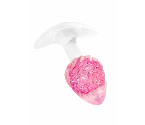 ToyJoy Crystal Plug Small Liquid Silicone Sparkling Base 7.5 cm