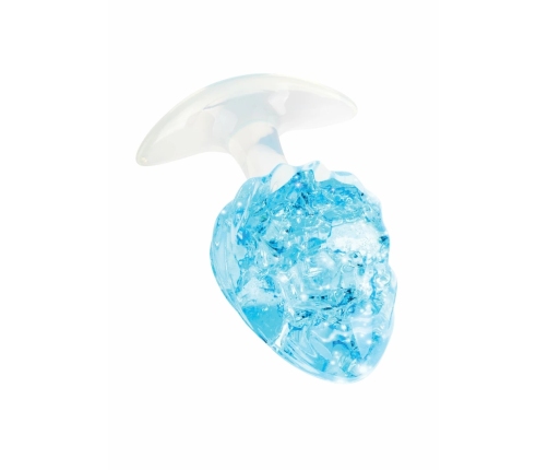 ToyJoy Crystal Large Plug - Liquid Silicone, Crystal Accent, Wide Base
