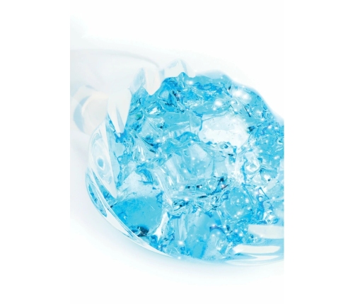 ToyJoy Crystal Large Plug - Liquid Silicone, Crystal Accent, Wide Base