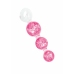 ToyJoy Crystal Trio Medium Plug - Liquid Silicone, Sparkling Design