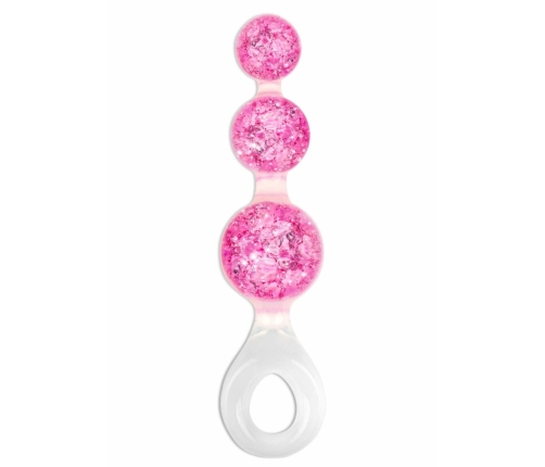 ToyJoy Crystal Trio Medium Plug - Liquid Silicone, Sparkling Design