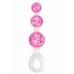 ToyJoy Crystal Trio Medium Plug - Liquid Silicone, Sparkling Design