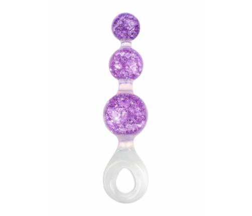 ToyJoy Crystal Trio Medium Plug - Liquid Silicone, Sparkling Design