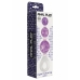 ToyJoy Crystal Trio Medium Plug - Liquid Silicone, Sparkling Design