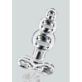 TOYJOY GLASS WORXX Crystal Anal Jewel - Glass Plug with Flared Base