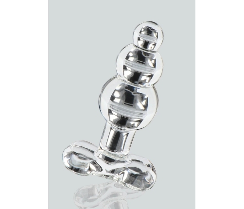 TOYJOY GLASS WORXX Crystal Anal Jewel - Glass Plug with Flared Base