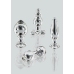 TOYJOY GLASS WORXX Crystal Anal Jewel - Glass Plug with Flared Base